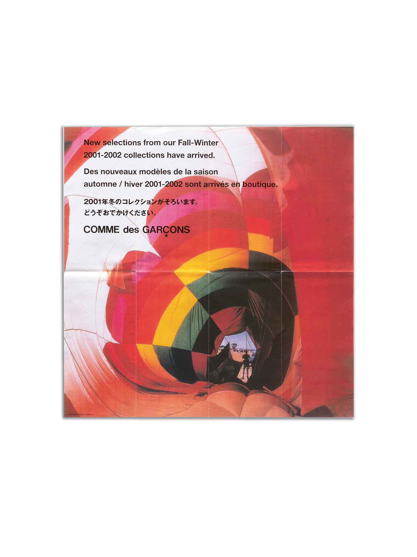FW 2001-2002 Comme Des Garcons Poster