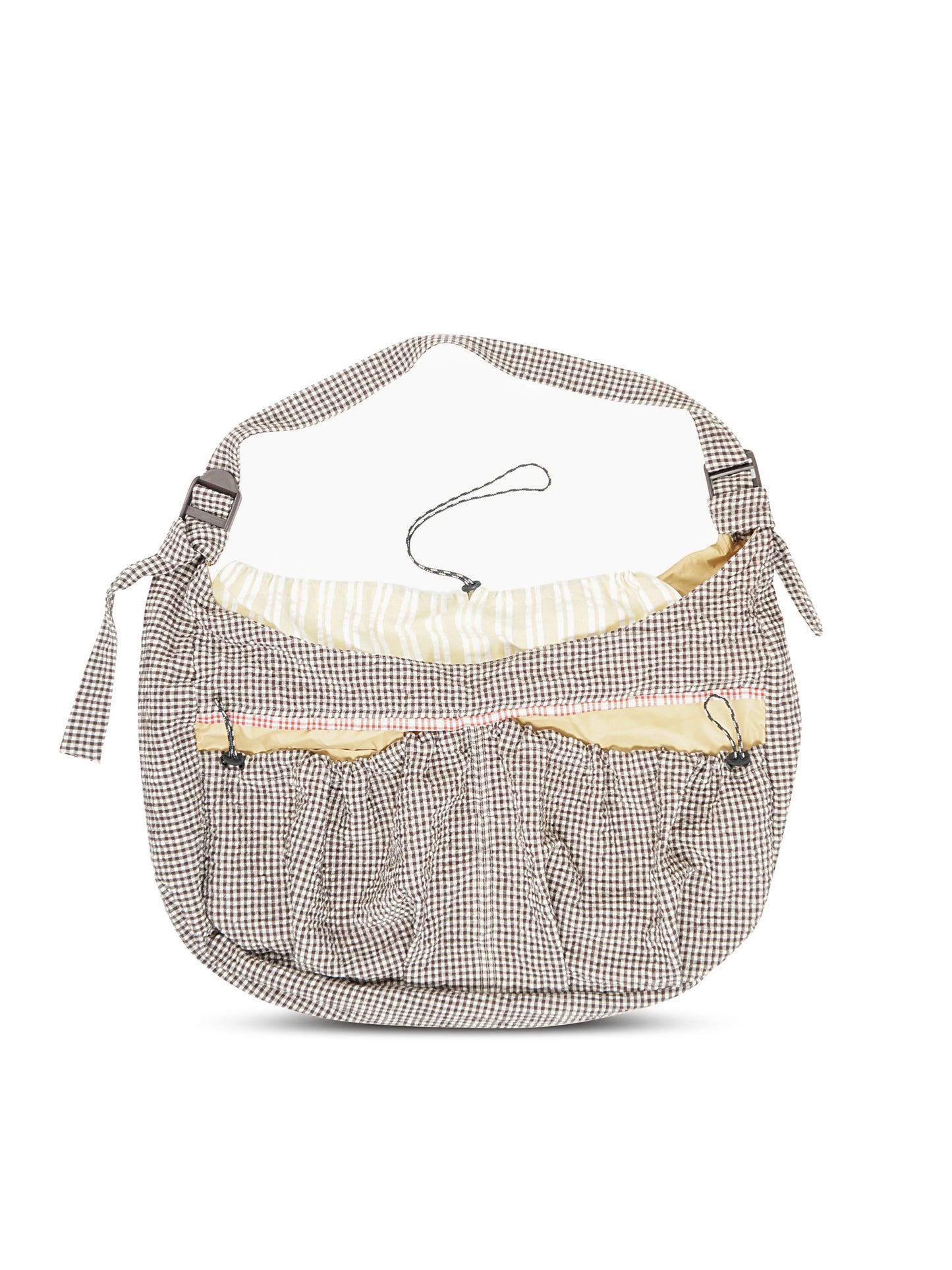 This Uniform Large Sling Bag Checkered