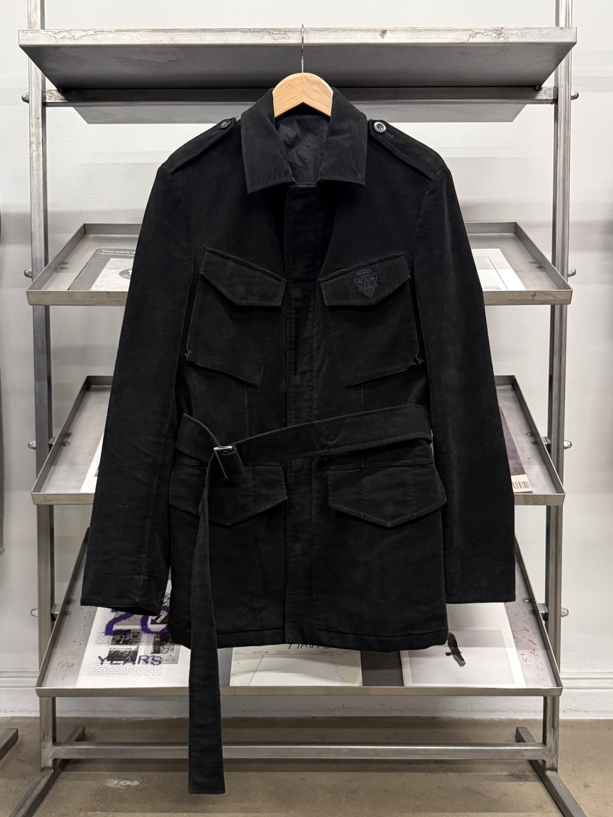00s Gucci Velvet Field Jacket