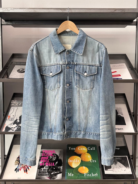 90s Helmut Lang Vintage Sanded Denim Jacket