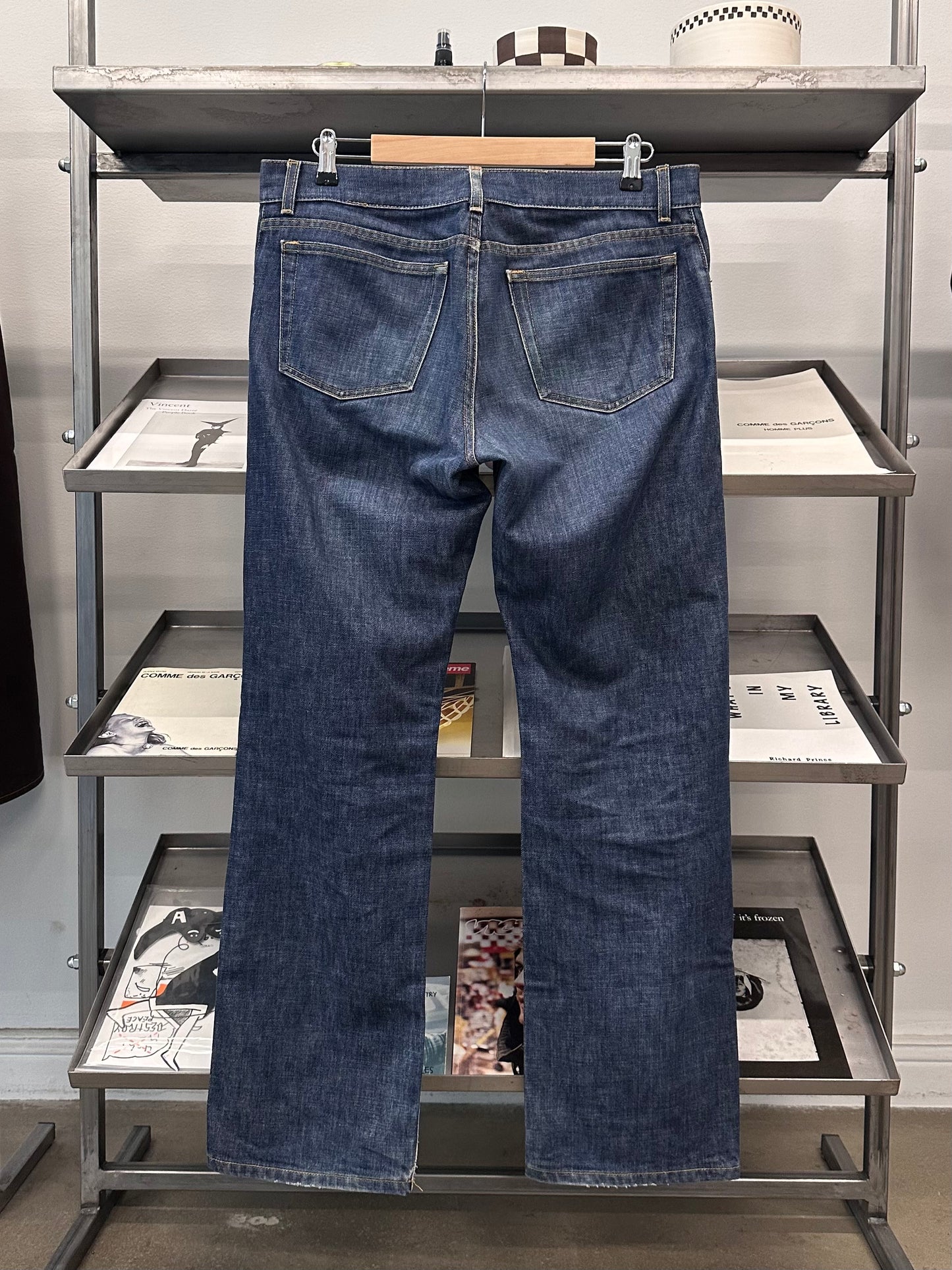 00s Helmut Lang Raw Boot Cut Denim