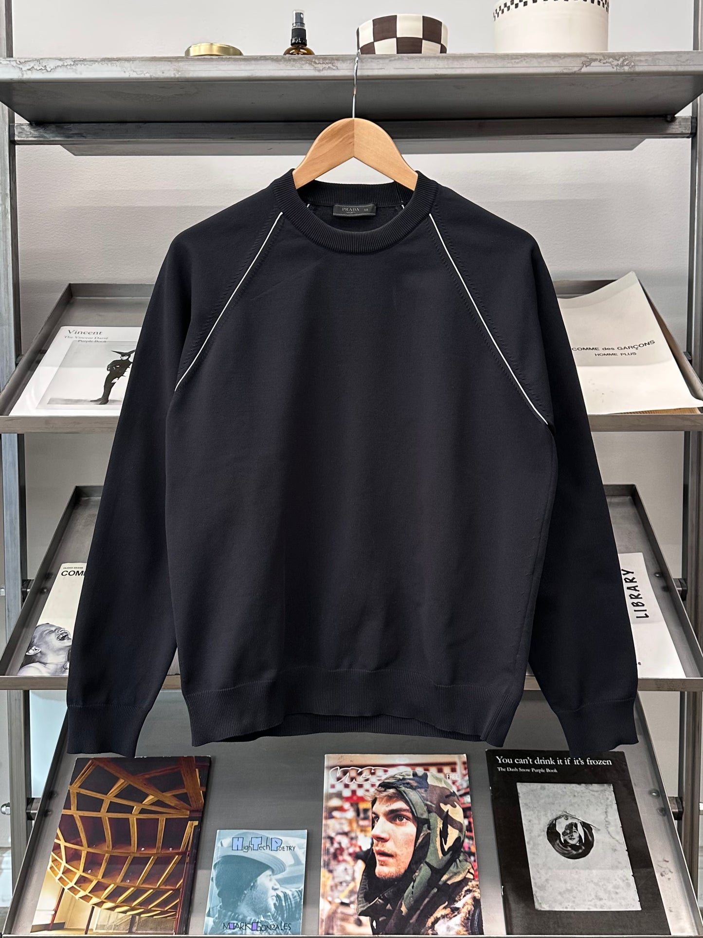 Prada Raglan Knit Sweatshirt