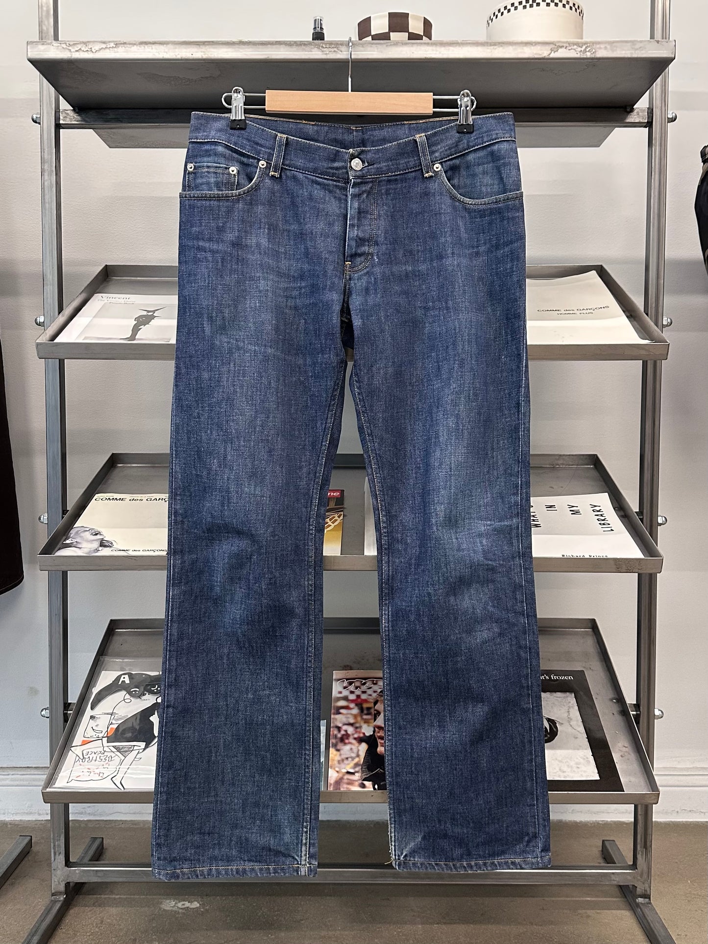 00s Helmut Lang Raw Boot Cut Denim