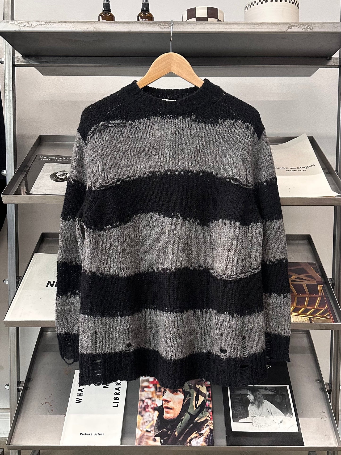 Acne Studios Striped Mohair Sweater