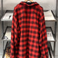 2022 Balenciaga Layered T-Shirt Flannel Shirt